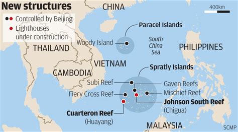 how many islands are in the south china sea